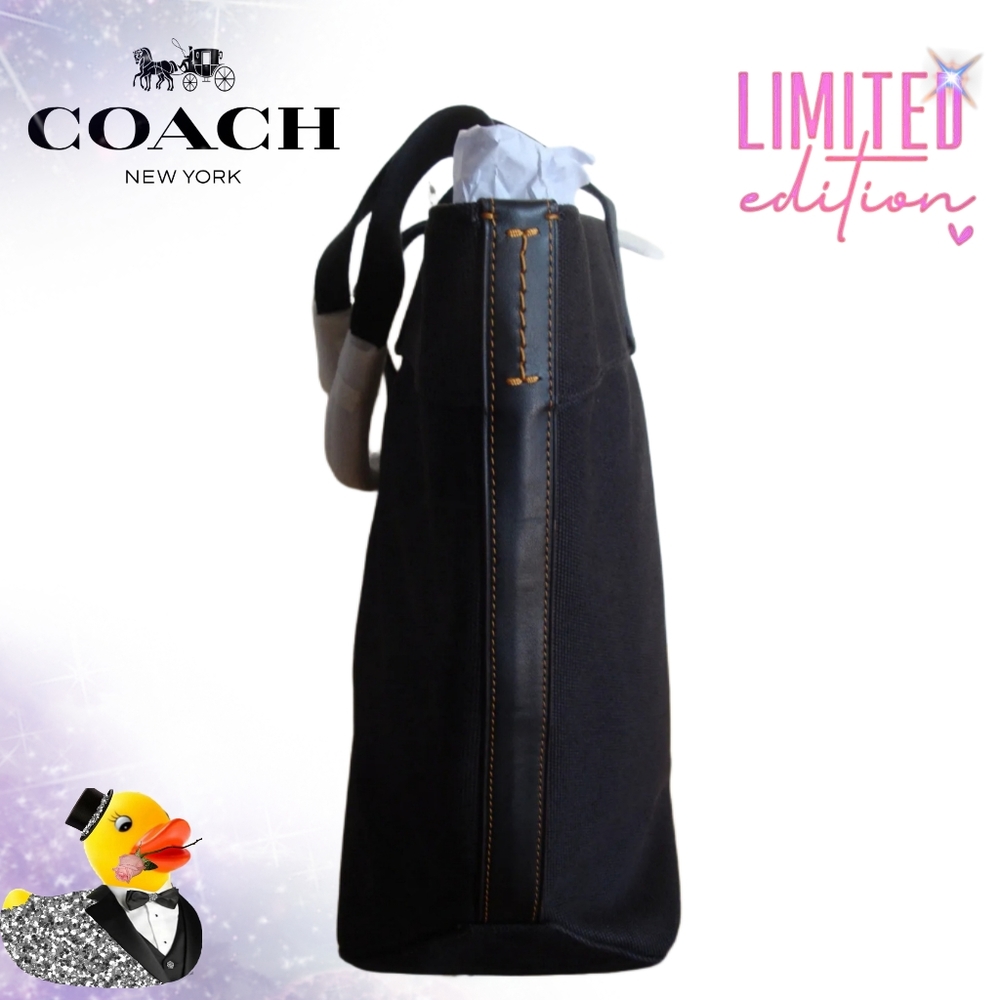 NWT Limited Edition Coach Tote Scribble Ducky Large Shoulder Bag Rare - Picture 10 of 16